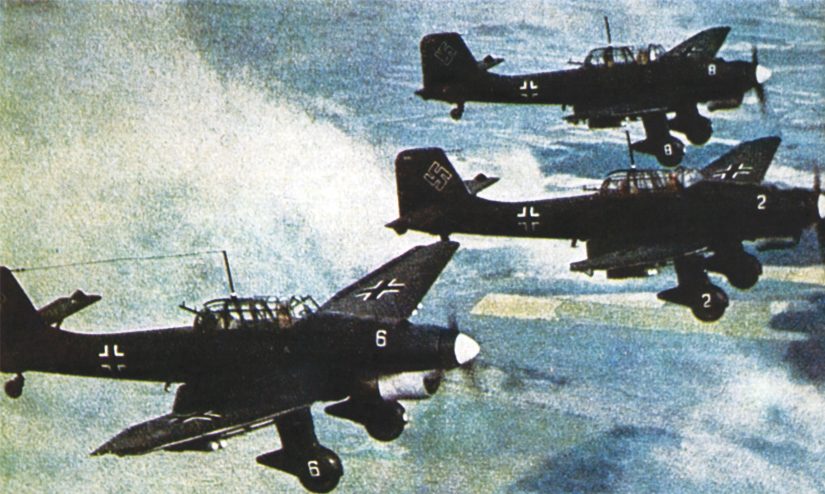 Пикирующие бомбардировщики Ю-87