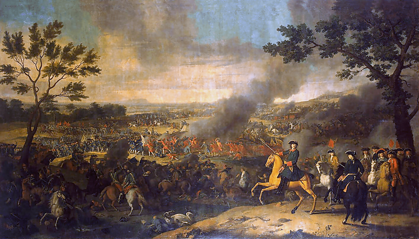Сражение под Полтавой 1709 год