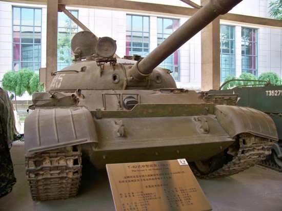 Танк Т-62 №545 полковника Леонова в музее НОАК в Пекине