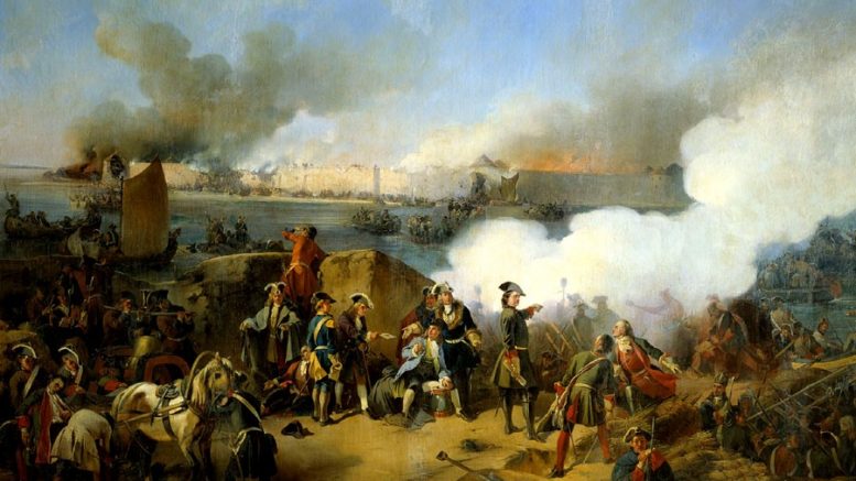 Штурм крепости Нотебург 11 октября 1702 Александр КОЦЕБУ