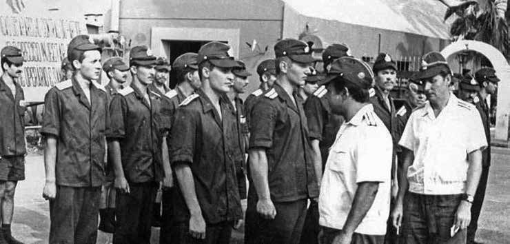 Советские моряки на базе ВМФ в Луанде