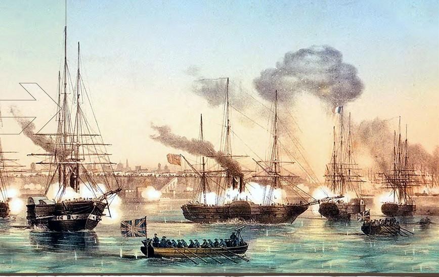 Состав флота союзников в Крымскую войну 1853—1856 годов.