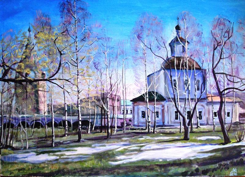 Владимирская церковь . Апрель.