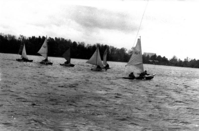 1979 год Косинская регата на озере Белое