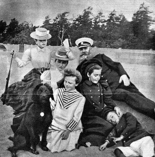 С.О. Макаров с семьёй на отдыхе