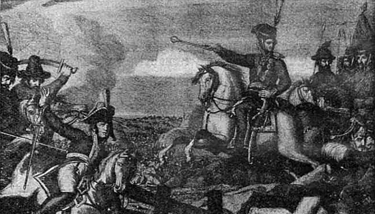 Победа при Духовщине в октябре 1812 года (Рис. Д.Скотта)