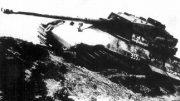 Уничтоженный немецкий танк