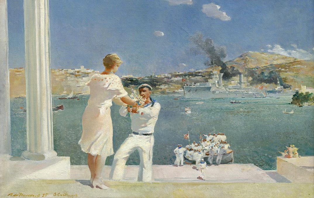 Григорий Нисский. «Встреча».  1935 г.