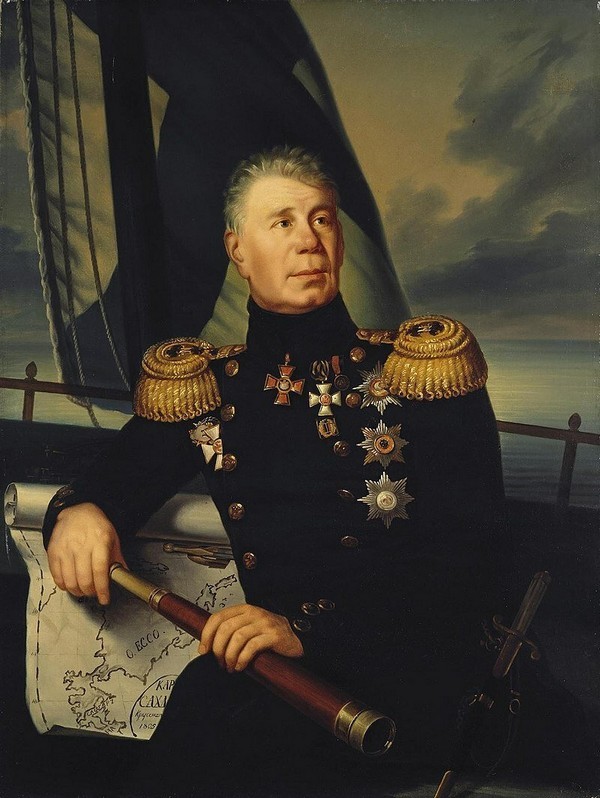 Неизвестный художник Портрет адмирала Крузенштерна И.Ф.