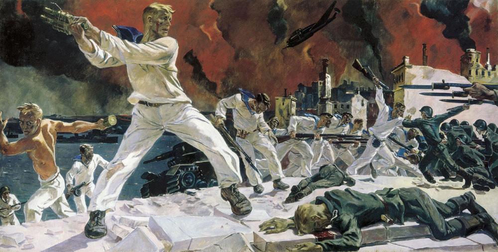 Александр Дейнека «Оборона Севастополя» (1942 год)