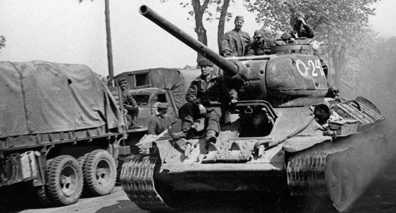 Войска 3-й гвардейской танковой армии в Германии