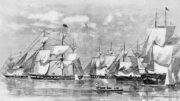 Русская эскадра в Нью-Йорке. 1863 г.