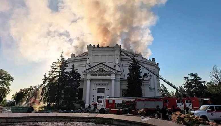 Европейские варвары руками Зеленского уничтожили великий шедевр Франца Рубо Панораму «Оборона Севастополя 1854–1855 гг.».
